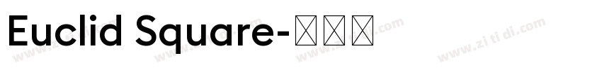 Euclid Square字体转换